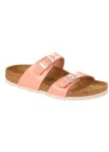 Birkenstock Sydney - sandalo con due cinturini sottili - colore coral peach - misura 41