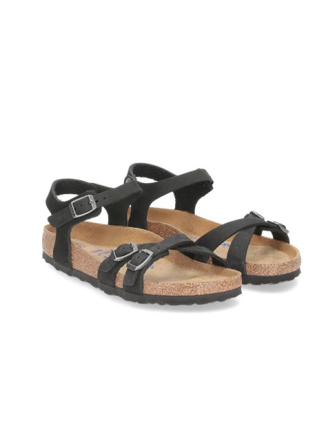 SANDALI BIRKENSTOCK KUMBA SFB BLACK NUBUCK LEATHER 39
