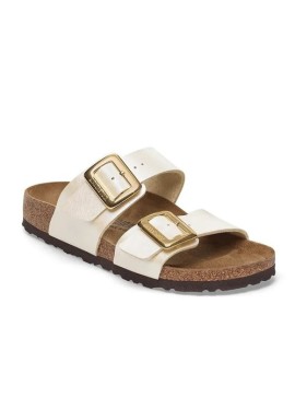 PIANELLE BIRKENSTOCK SYDNEY CB GRACEFUL PEARL WHITE BIRKO FLOR 38