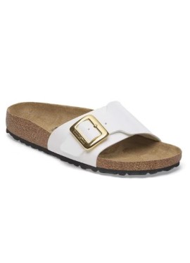 PIANELLE BIRKENSTOCK CATALINA CB WHITE BIRKO FLOR PATENT 39