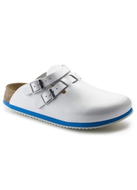 CALZATURA BIRKENSTOCK PROFESS KAY SL WHITE NATURAL LEATHER 40 CLOGS 2021FS 64029998
