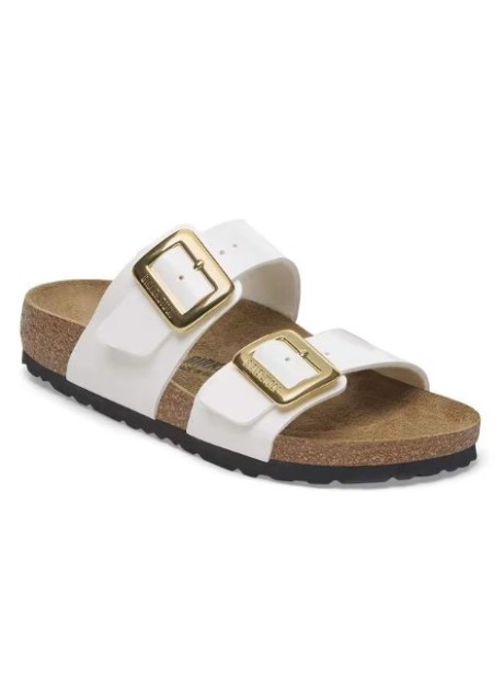 PIANELLE BIRKENSTOCK SYDNEY CB WHITE BIRKO FLOR PATENT 39