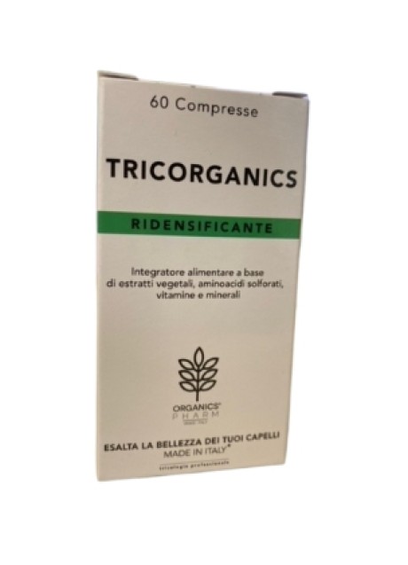 Organics Pharm Cosmetic - Tricorganics ridensificante anticaduta trattamento da 60 compresse