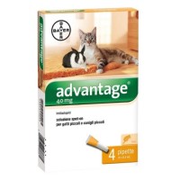 Advantage 4 pipette 0.4ml gatti/conigli inferiori a 4kg