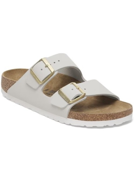 Pianelle Birkenstock Arizona pelle nubuck bianco antico - misura 39