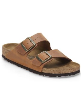 Pianelle Birkenstock Arizona pelle oliata cognac - misura 42