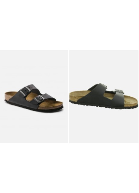 Birkenstock Arizona SFB nero - pelle oliata - misura 40