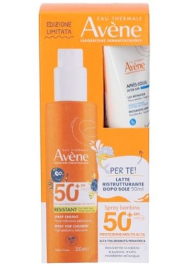 EAU THERMALE AVENE SOLARE SPRAY BAMBINO SPF50+ 200 ML + RISTRUTTURANTE DOPOSOLE 50 ML