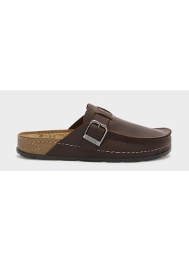 BORA Mocassino Uomo in Pelle Oiled – Marrone Scuro - misura 44