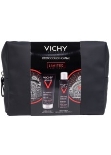 Vichy Homme Pochette Natale 2025 - 1 Gel Doccia 200 millillitri + 1 Schiuma da Barba 200 millilitri