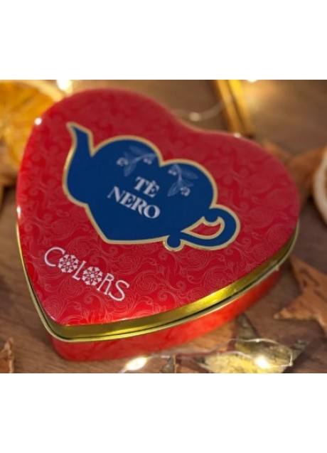 Colors - Il Cuore per Tè - Scatola Tè Nero 