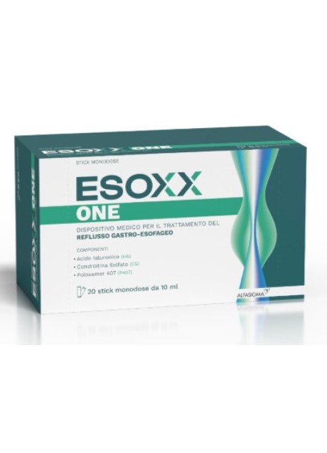 Esoxx One 20 bustine stick per il reflusso - 10 millilitri