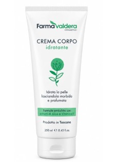 Crema corpo idratante con aloe e vitamina E Farmavaldera - 250 millilitri