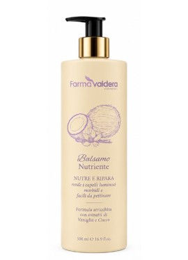 Balsamo nutriente cocco e vaniglia Farmavaldera - 500 millilitri