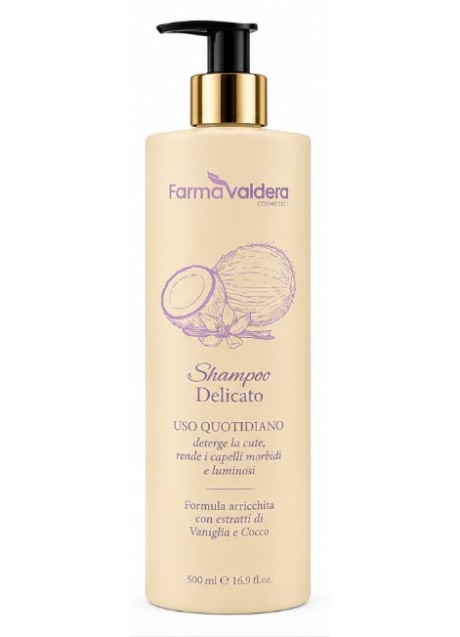 Shampoo Delicato, uso quotidiano - Farmavaldera - 500 millilitri