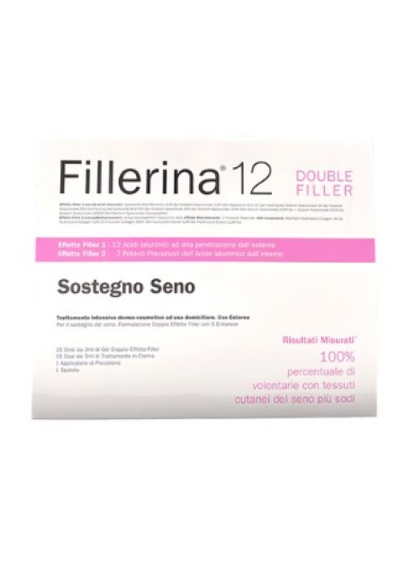 Fillerina Sostegno Seno 12 HA - trattamento intensivo doppio filler - grado unico - confezione da 15+15 fiale