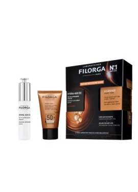 Filorga cofanetto solari Hydra Aox siero 30 millilitri + Uv cellular protection spf 50+ 40 millilitri