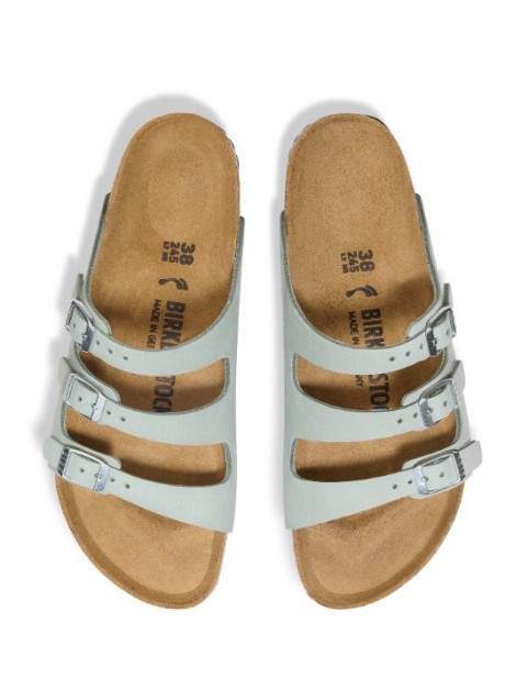 BIRKENSTOCK FLORIDA PURE SAGE NUBUCK LEATHER 41 ARTICOLO 1030319