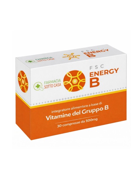FSC Energy+ B- integratore di vitamine del gruppo B per stanchezza fisica e mentale - 30 compresse