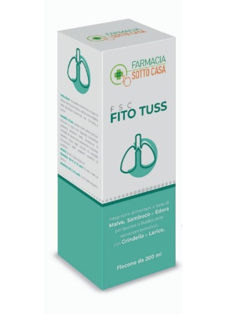 FSC Fitotuss - sciroppo per tosse grassa e secca per bambini e adulti - 200 millilitri