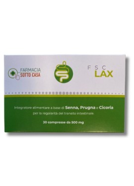 FSC Lax - integratore di senna e prugna per la regolarità intestinale - 30 compresse
