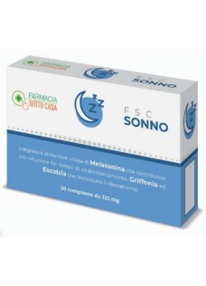 FSC Sonno - integratore naturale per favorire il sonno e il rilassamento - 30 compresse