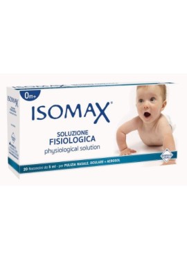Isomax soluzione fisiologica - confezione da 20 flaconcini di 5 millilitri ciascuno