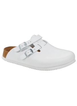 BIRKENSTOCK KAY SL WHITE NATURAL LEATHER 46