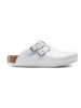 Birkenstock Kay SL, pelle naturale, colore bianco, misura 44