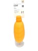 Leaf dispenser acqua da viaggio in silicone arancione chiaro 