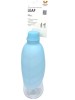 Leaf dispenser acqua da viaggio in silicone azzurro
