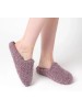 MADDY CURLY SYNTHETIC FUR CIABATTA WOMAN LILAC 40