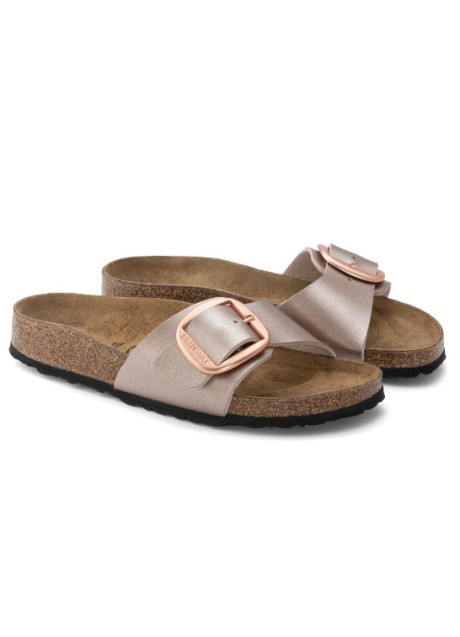 Birkenstock Madrid Birko flor, colore rame metallico - misura 41