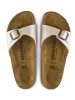 Birkenstock Madrid Birko flor, colore perla bianca - misura 37