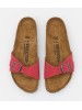 Birkenstock Madrid Birko Flor, colore rosso scarlatto - misura 36