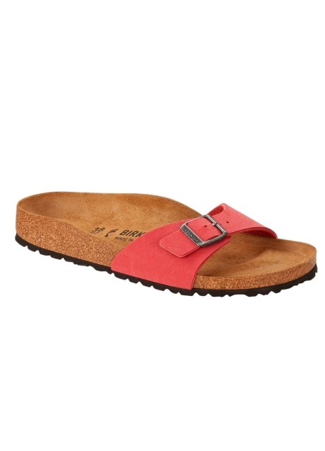 Birkenstock Madrid Birko Flor, colore rosso scarlatto - misura 36