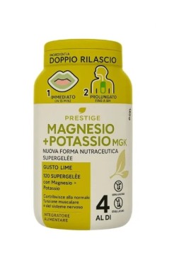 Magnesio + potassio 120 caramelle gelèe - sali minerali in caramelle gommose