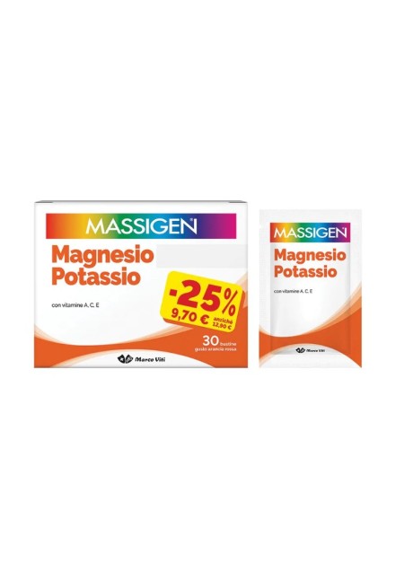 Massigen - magnesio e potassio 30 bustine promo 2026
