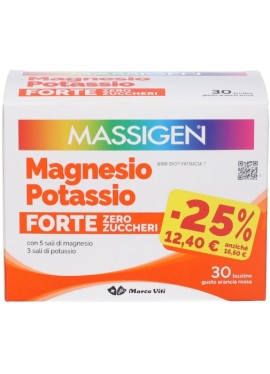 Massigen - magnesio e potassio forte 30 bustine promo 2026