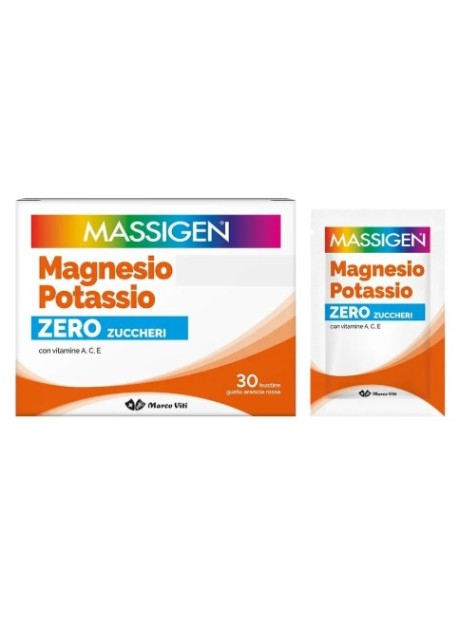 Massigen - magnesio e potassio senza zucchero 30 bustine promo 2026