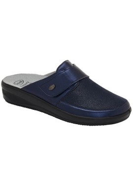 CALZATURA MAUREEN ELASTICATED+LAMINATED SYNTHETIC BIS WOMANNAVY BLUE ELASTICIZZATO + PELLE LAMINATA 42