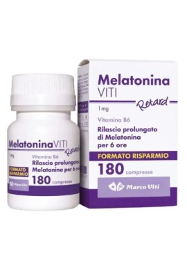 Melatonina Viti retard 1milligrammo - 180 compresse senza glutine e senza lattosio