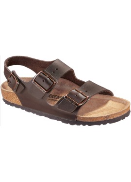 BIRKENSTOCK MILANO DARK BROWN LEATHER 39