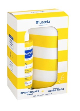 Mustela Kit Solare - Borsa frigo + Spray Solare 200 millilitri
