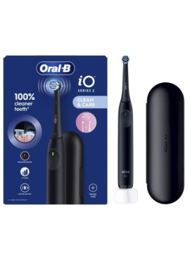 OralB power spazzolino elettrico IO2 night colore nero + custodia da viaggio