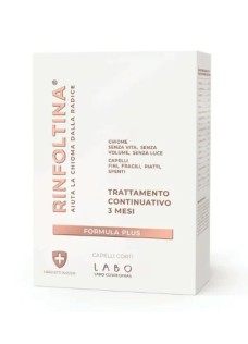 Rinfoltina formula plus per capelli corti - 3 mesi di trattamento - flacone da 100 millilitri- Labo