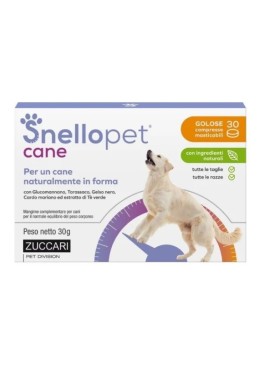 Snellopet cane - integratore alimentare per l'equilibrio del peso del cane - Zuccari - 30 compresse masticabili