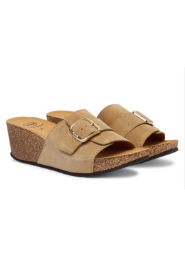 Tropica Buckle Leasue W - Dark Beige - 37- Scholl