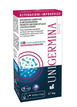 Unigermina rapid - 10 stick - integratore di fermenti lattici