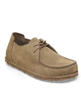 SCARPE BIRKENSTOCK UTTI LACE WOMEN GRAY TAUPE SUEDE LEATHER37